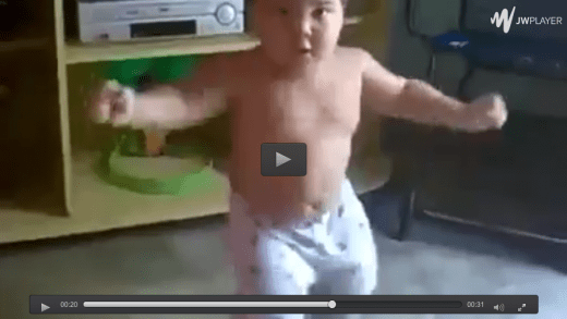 Toddler dancing Samba